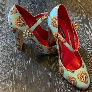 Dolce&Gabbana - Light Blue with Heart Print
